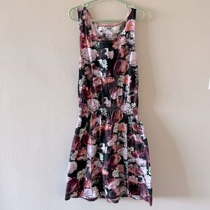 NWOT Girls h & m cotton floral print sleeveless dress size 14y